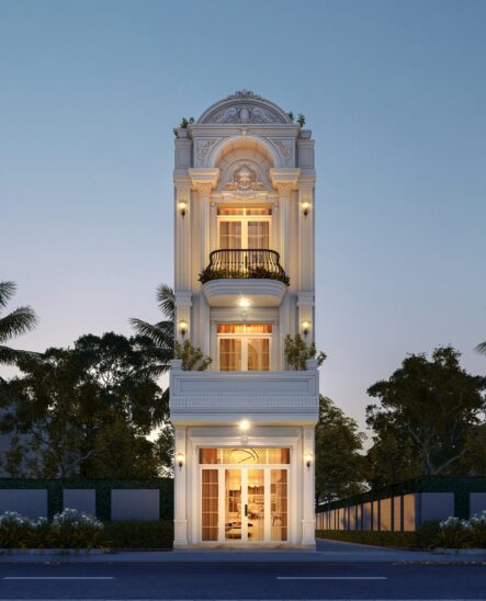nhà phố tân cổ điển