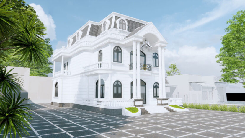 biệt thự tân cổ điển đẹp tại đồng tháp