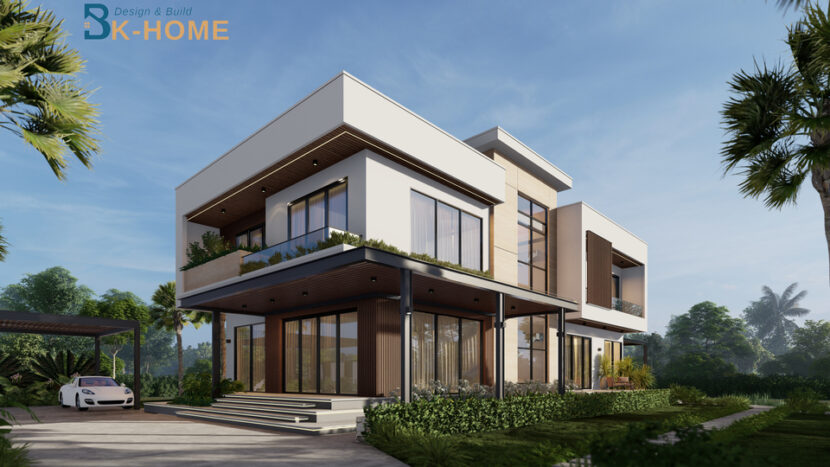 mẫu nhà biệt thự hiện đại